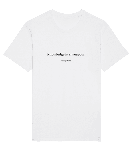 KNOWNLEDGE IS A WEAPON - WHITE